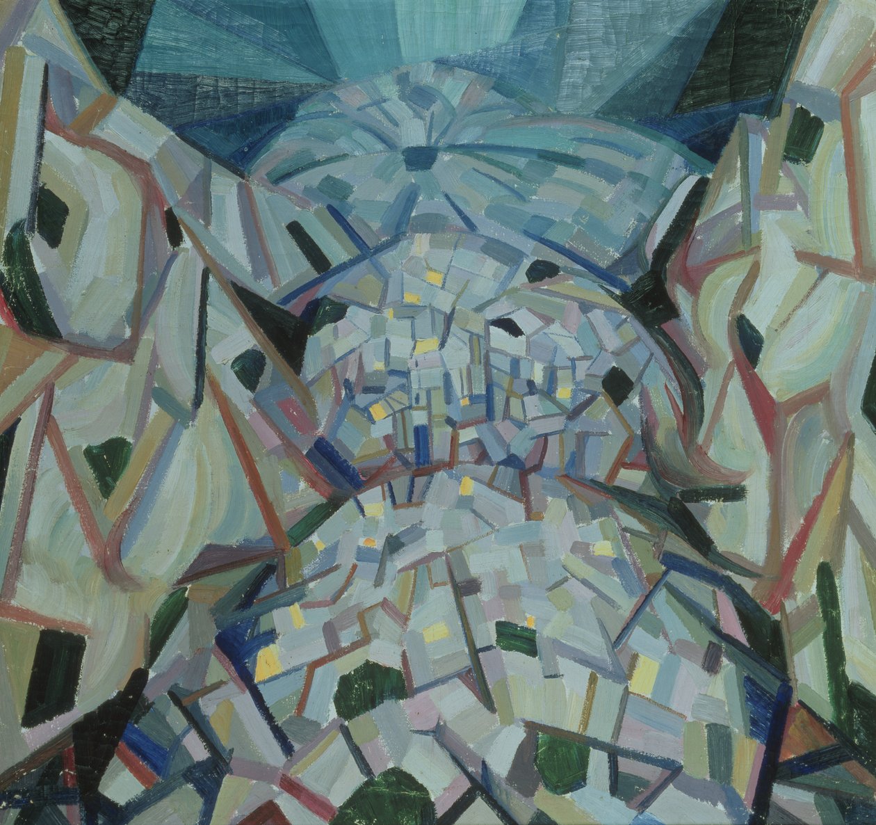 Paysage abstrait, c.1913-15 - Alexander Bogomazov