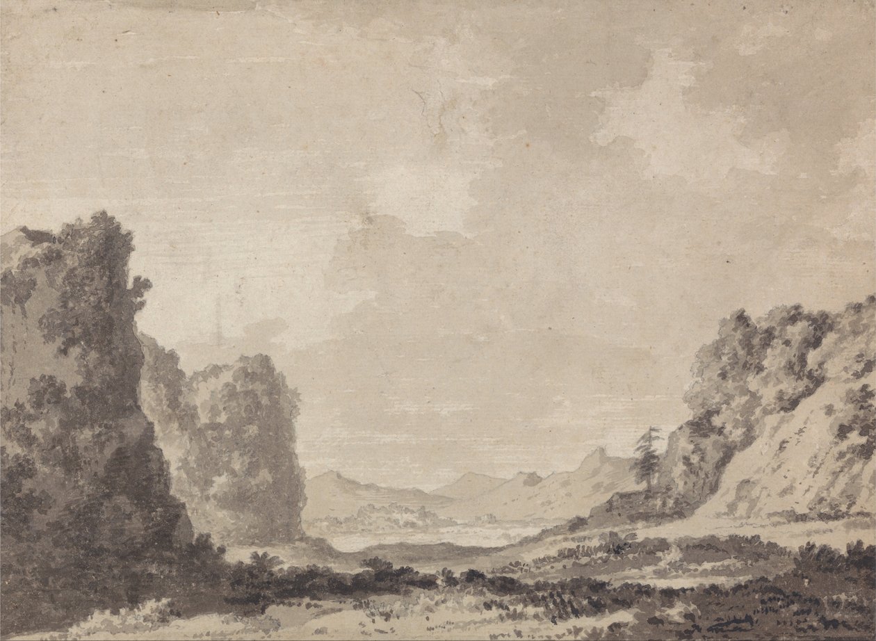 Une vallée - Alexander Cozens