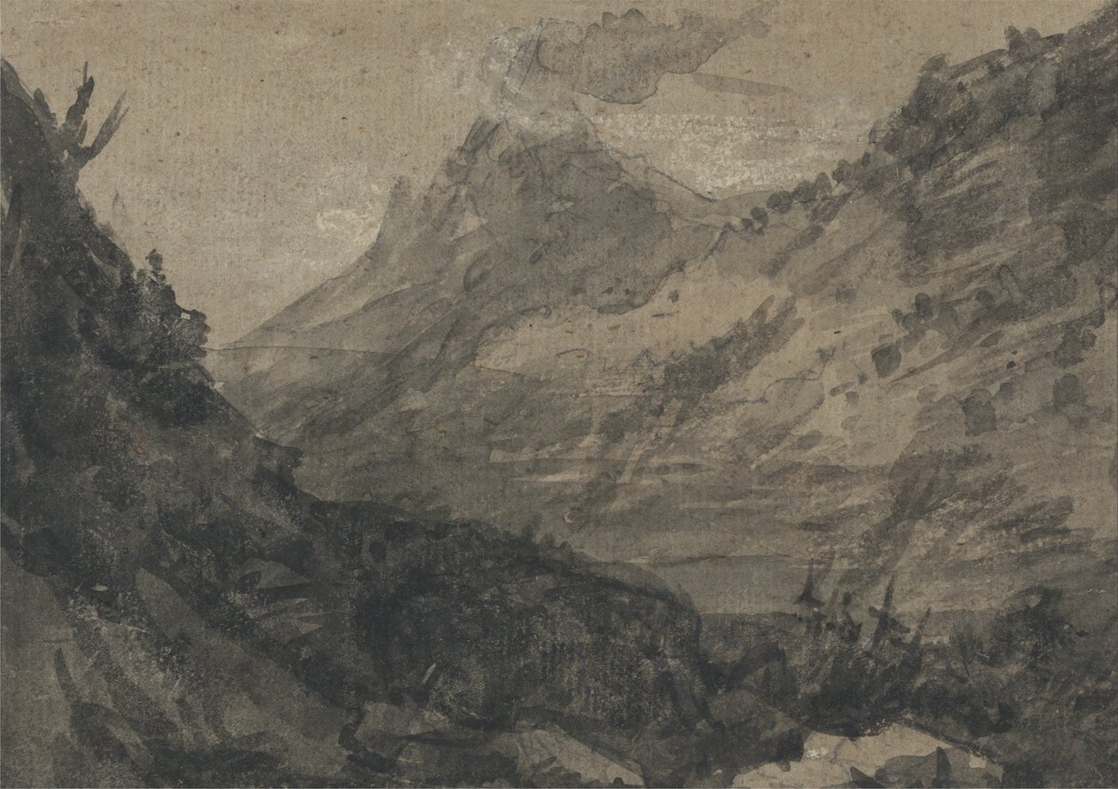 Paysage montagneux - Alexander Cozens
