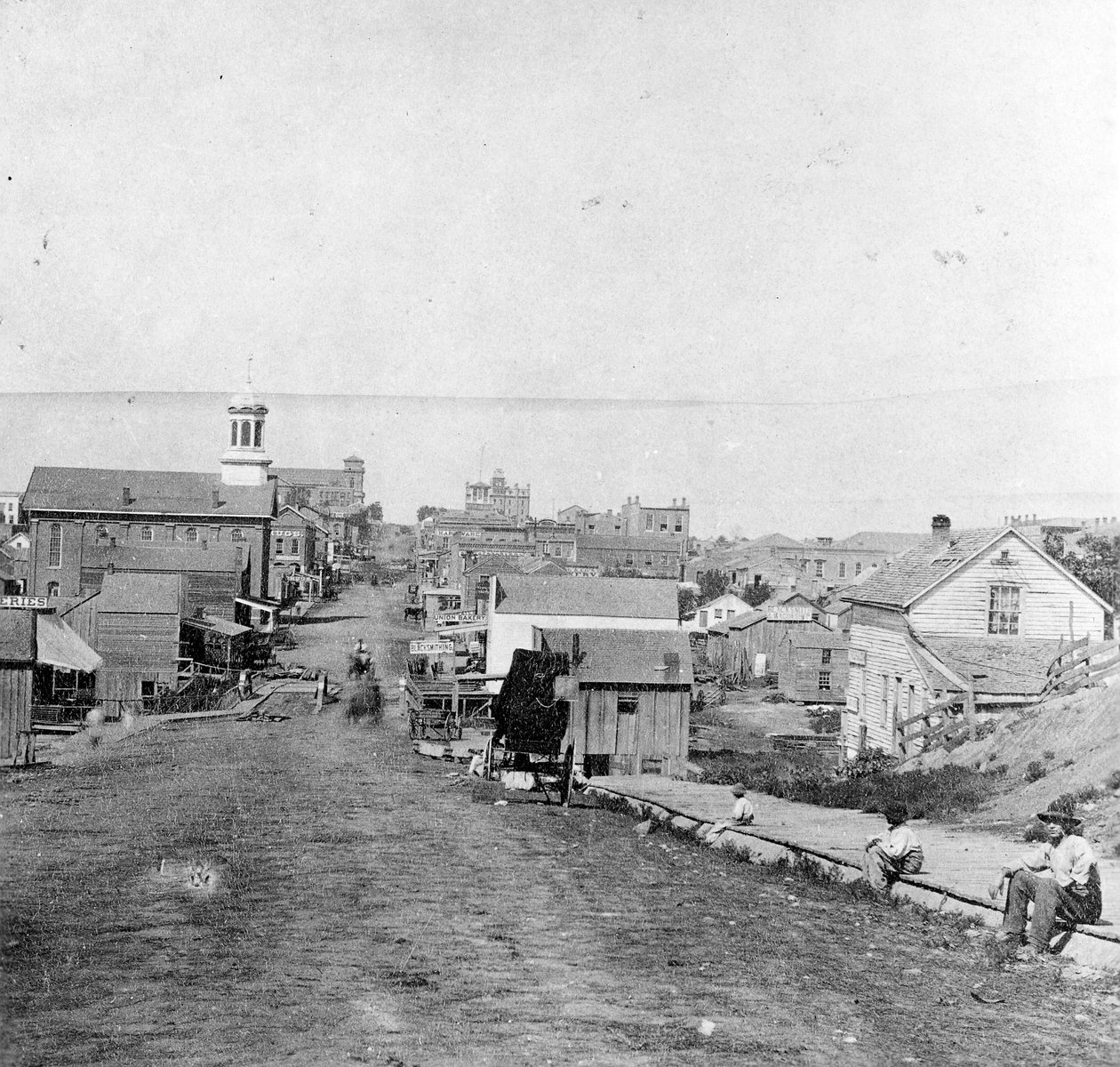 Cinquième Rue, Leavenworth, Kansas, 1867 - Alexander Gardner