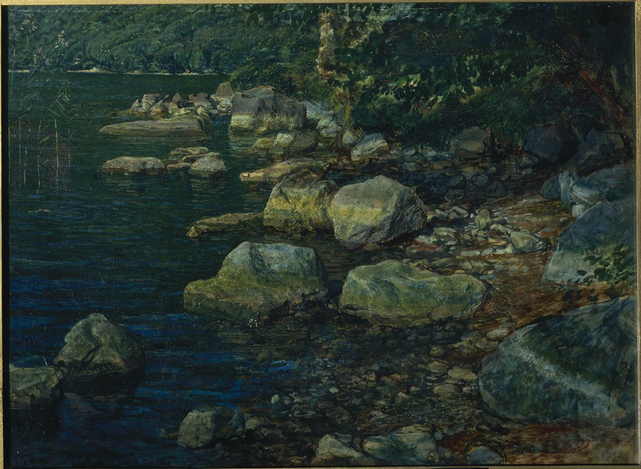 Eau et pierres près de Palazzuola - Alexander Andreyevich Ivanov