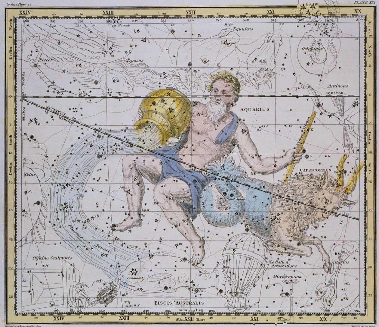 Verseau et Capricorne, de 