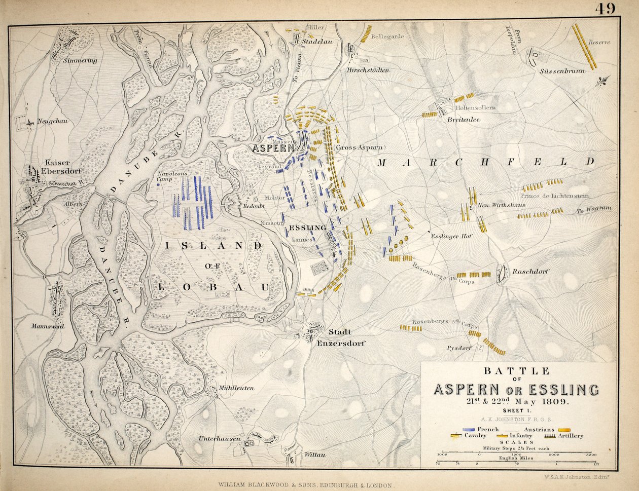 Carte de la bataille d