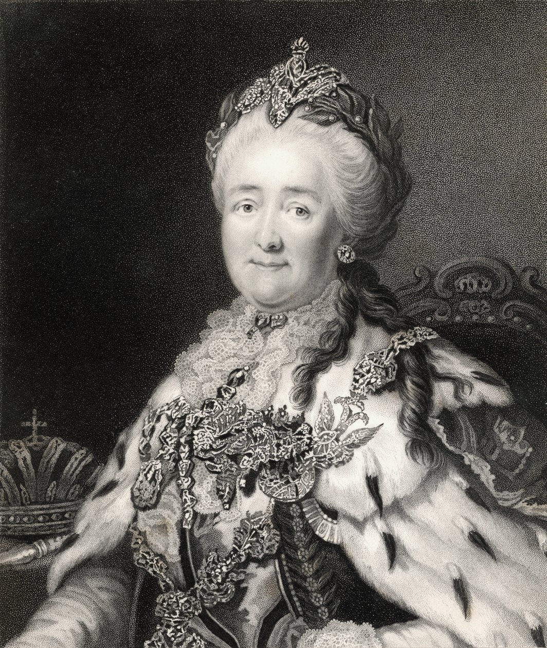 Catherine II (1729-96) de Russie, de 