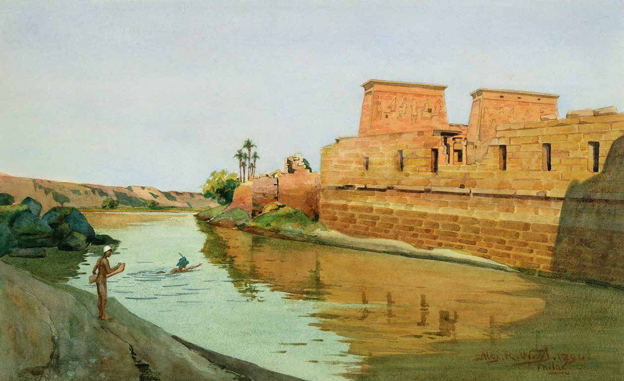 Philae sur le Nil, 1894 - Alexander West