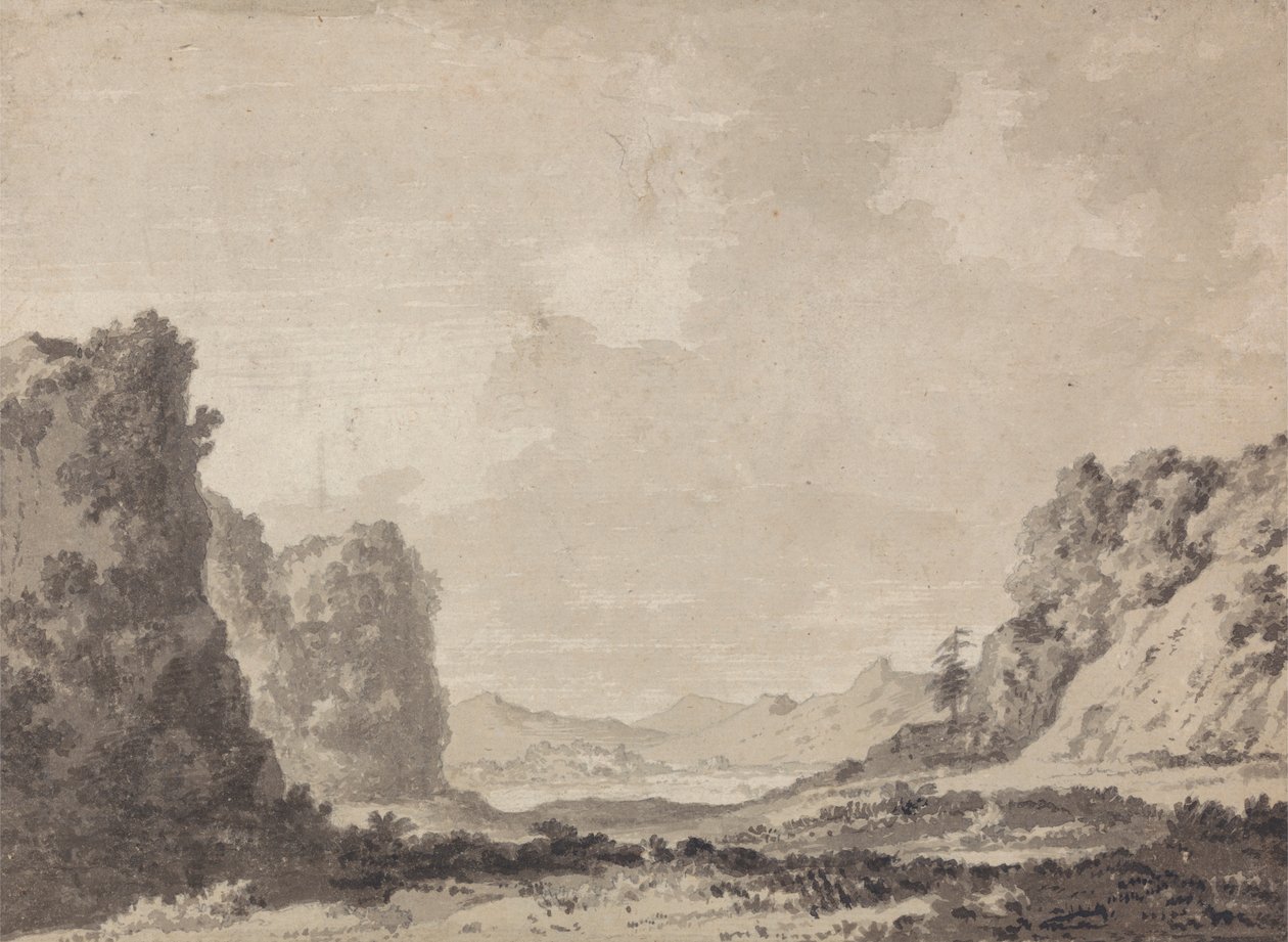 Une vallée - Alexander Cozens