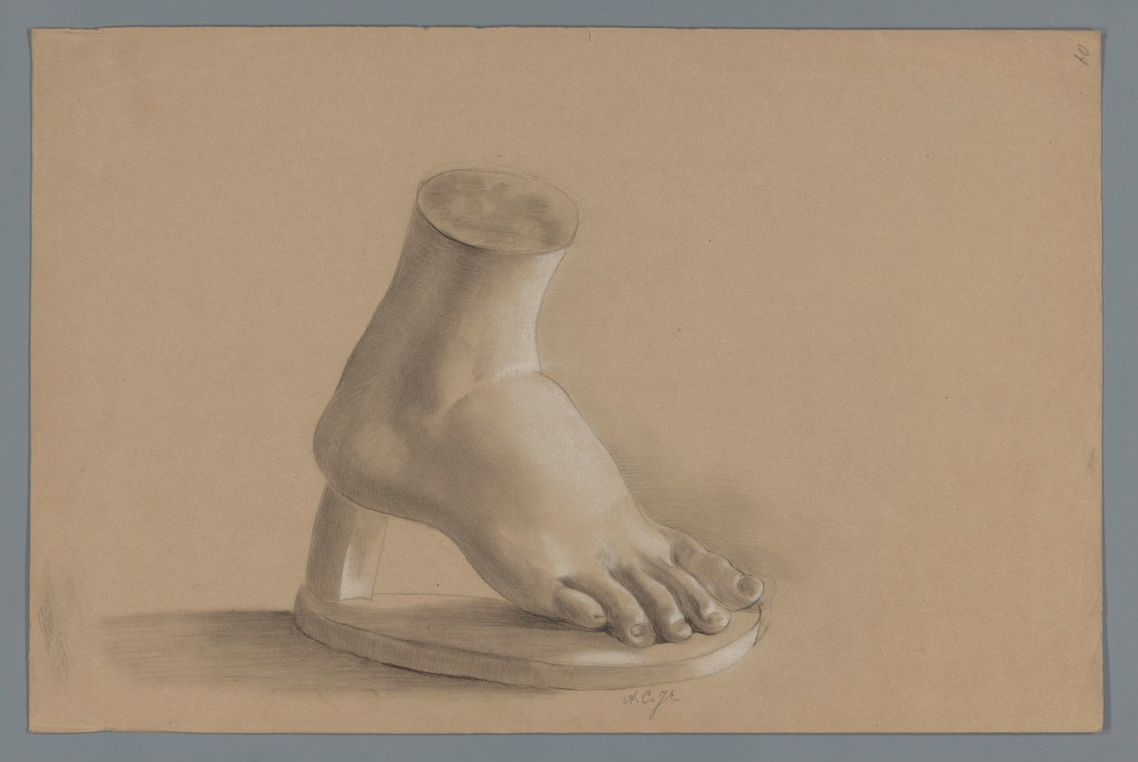Modèle en plâtre d