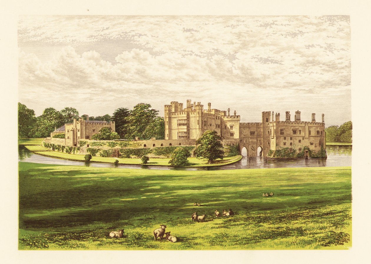 Château de Leeds, Kent, Angleterre - Alexander Francis (after) Lydon