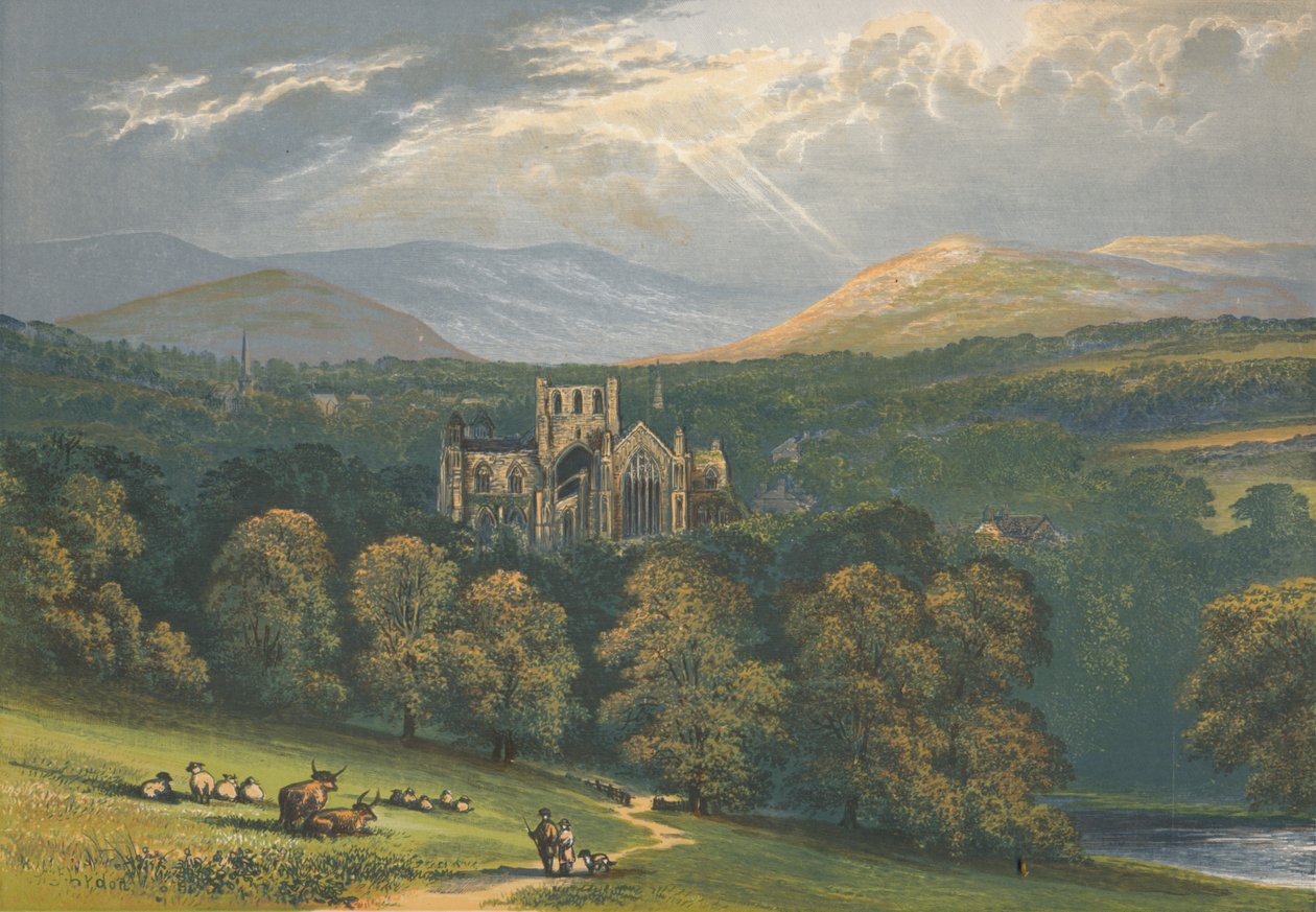 Abbaye de Melrose, 1882, 1897 - Alexander Francis Lydon