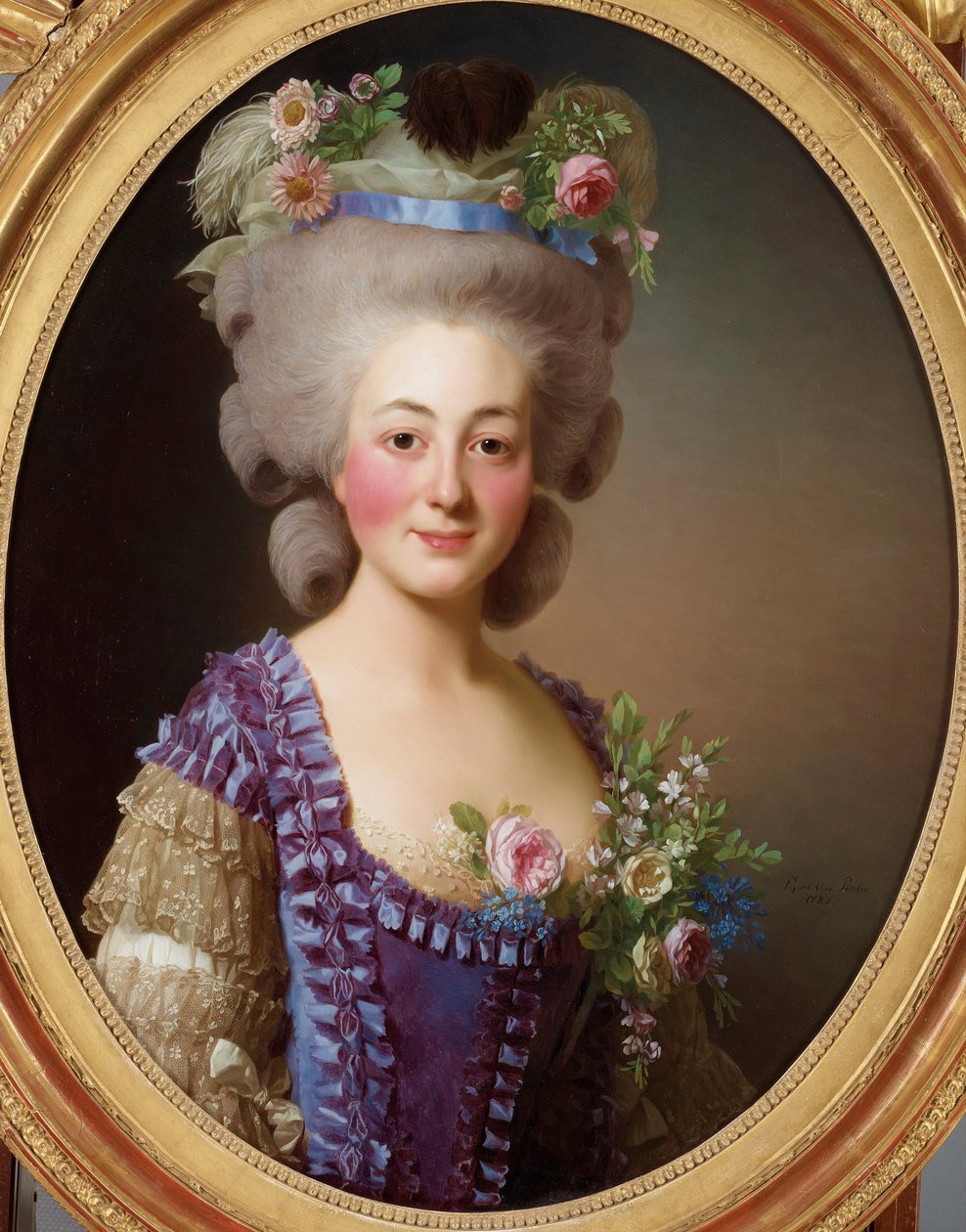 Portrait de la comtesse de Bavière-Grosberg - Alexander Roslin