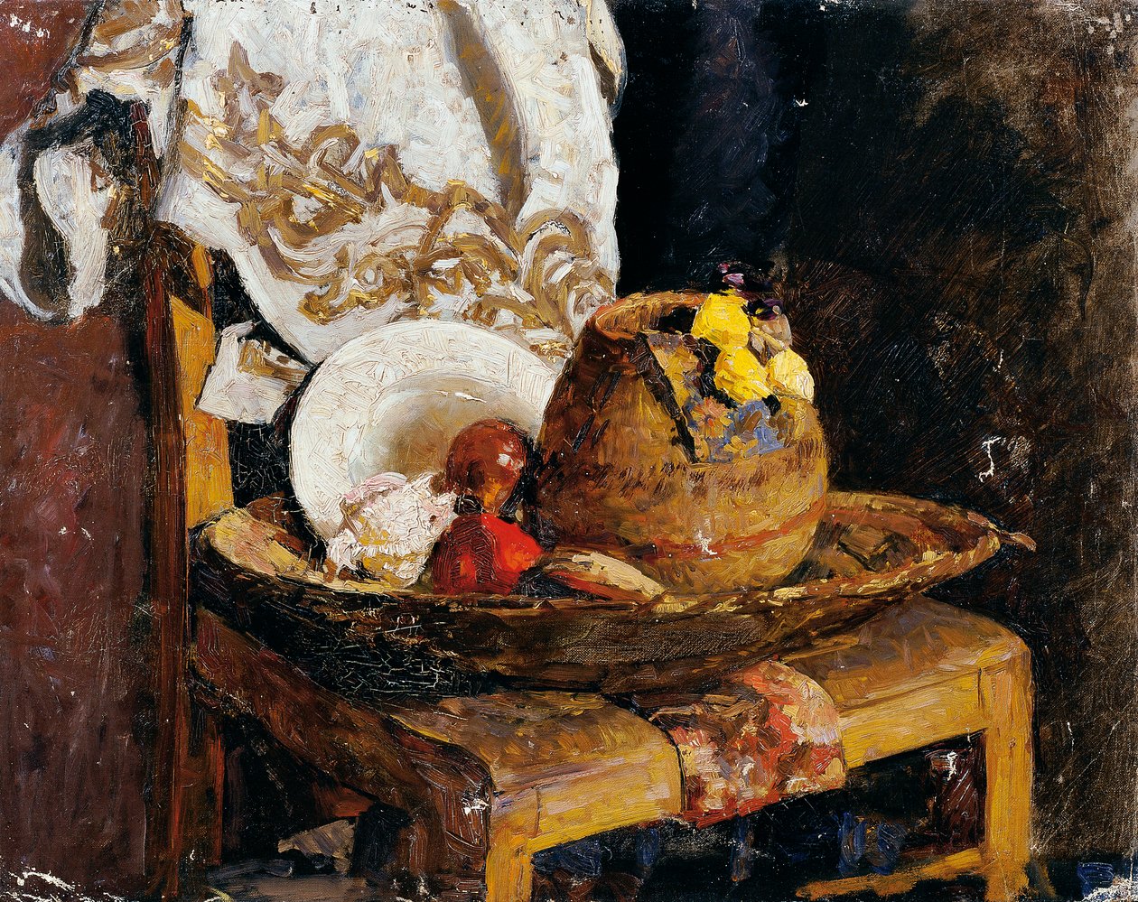 Nature morte avec cruche et fruits - Alexander Rothaug