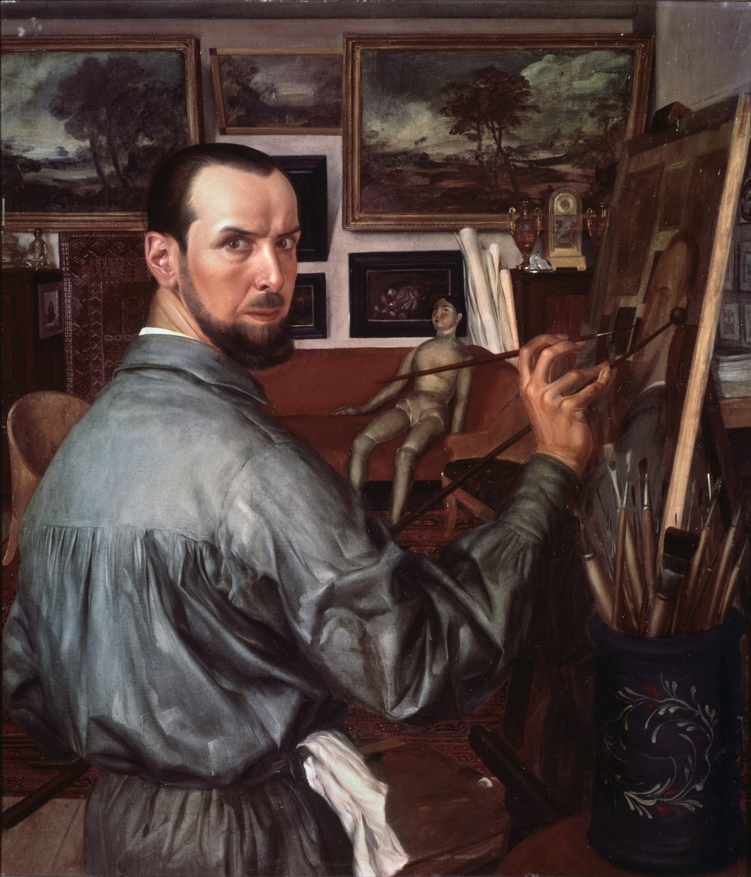 Autoportrait, 1917 - Alexander Yevgenyevich Yakovlev