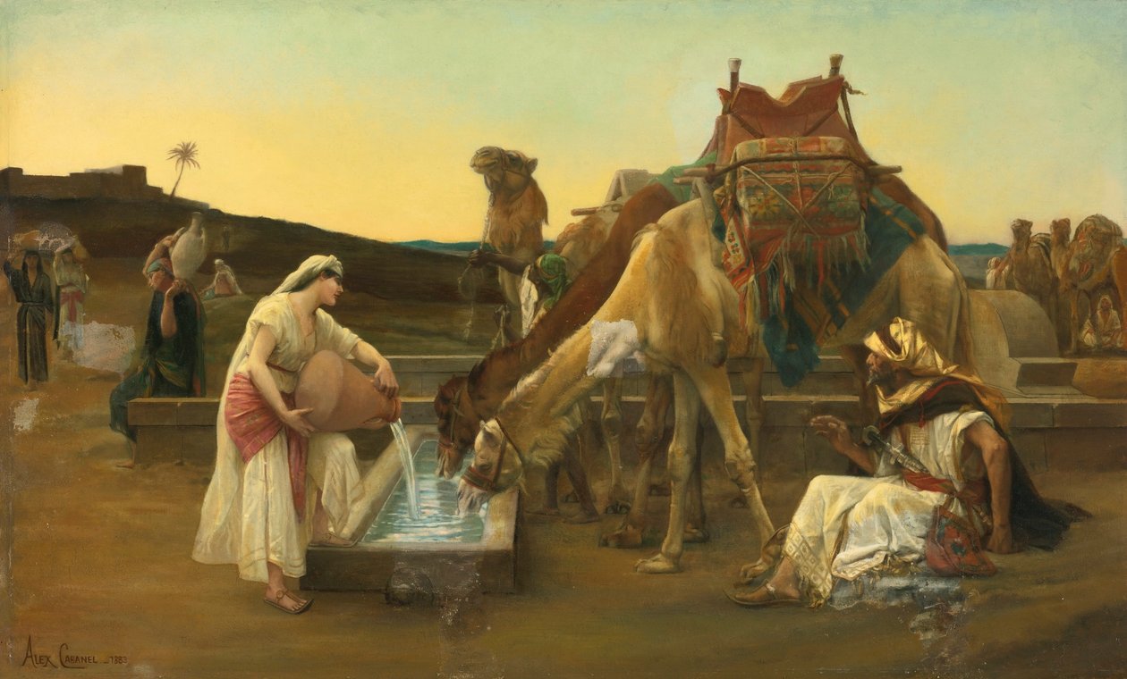 Rebecca et Éliézer - Alexandre Cabanel