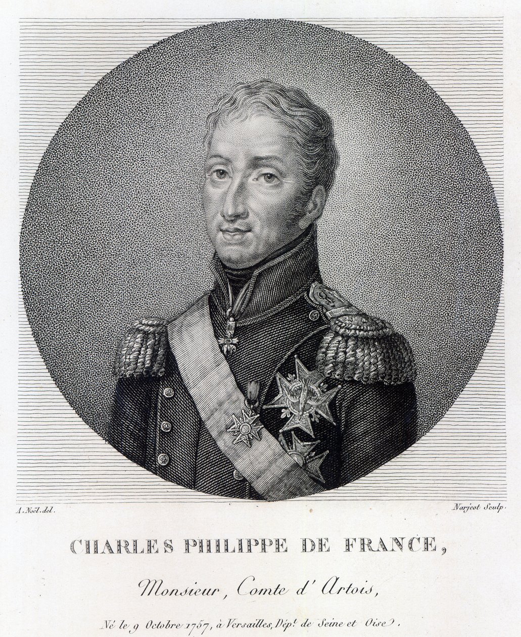 Portrait de Charles de France (1757-1836), Comte d