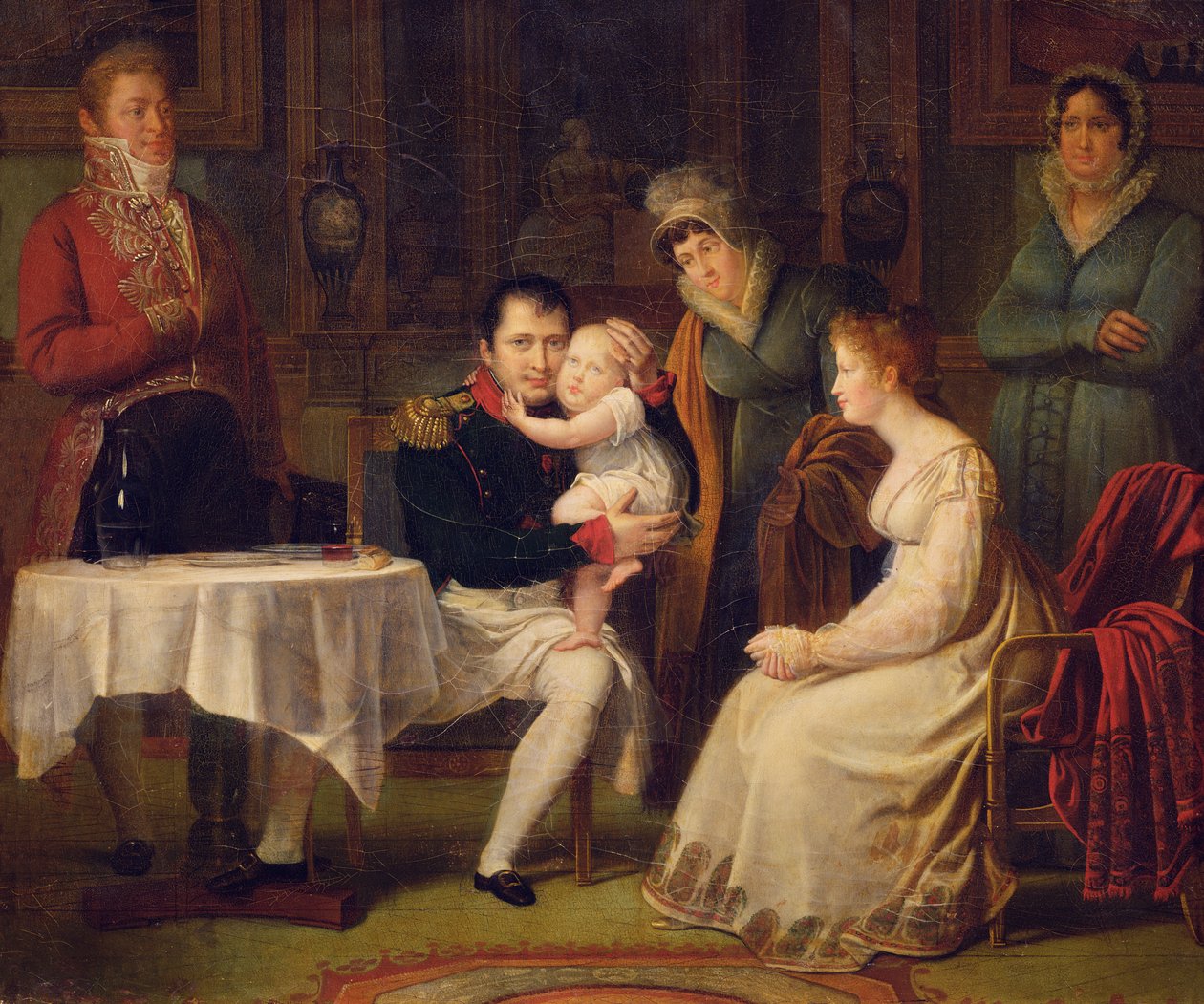 Napoléon Ier (1769-1821) Marie Louise (1791-1847) et le Roi de Rome (1811-73) 1812 - Alexandre Menjaud