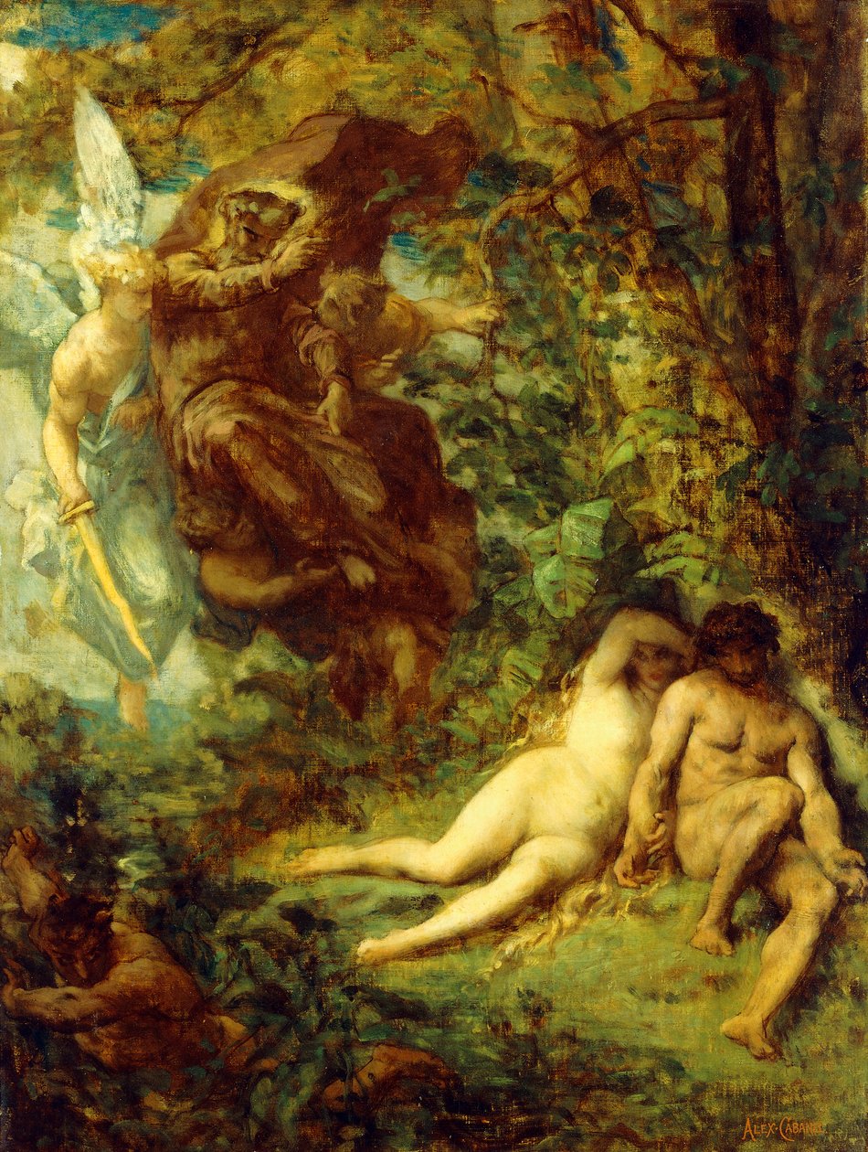 Étude pour Paradis Perdu - Alexandre Cabanel