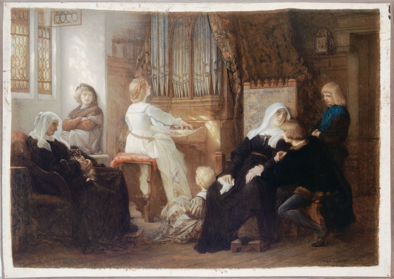 La veuve du maître de chœur - Alexandre Cabanel