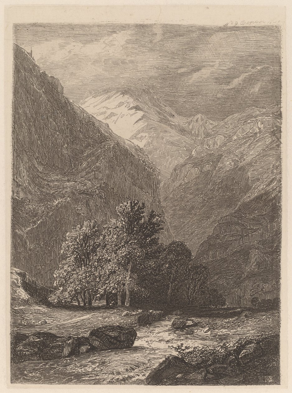 Ruisseau de montagne - Alexandre Calame