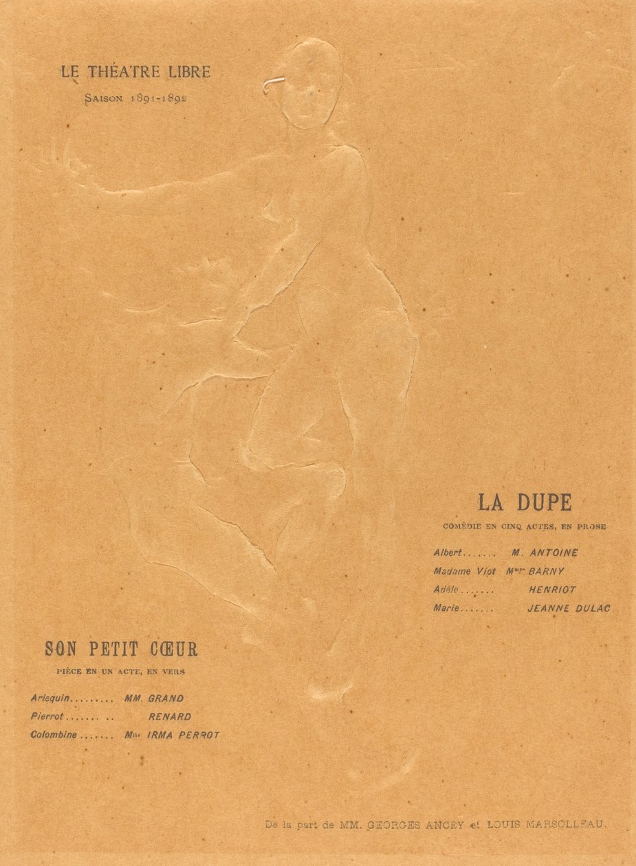 La Dupe; Son Petit Cœur - Alexandre Charpentier
