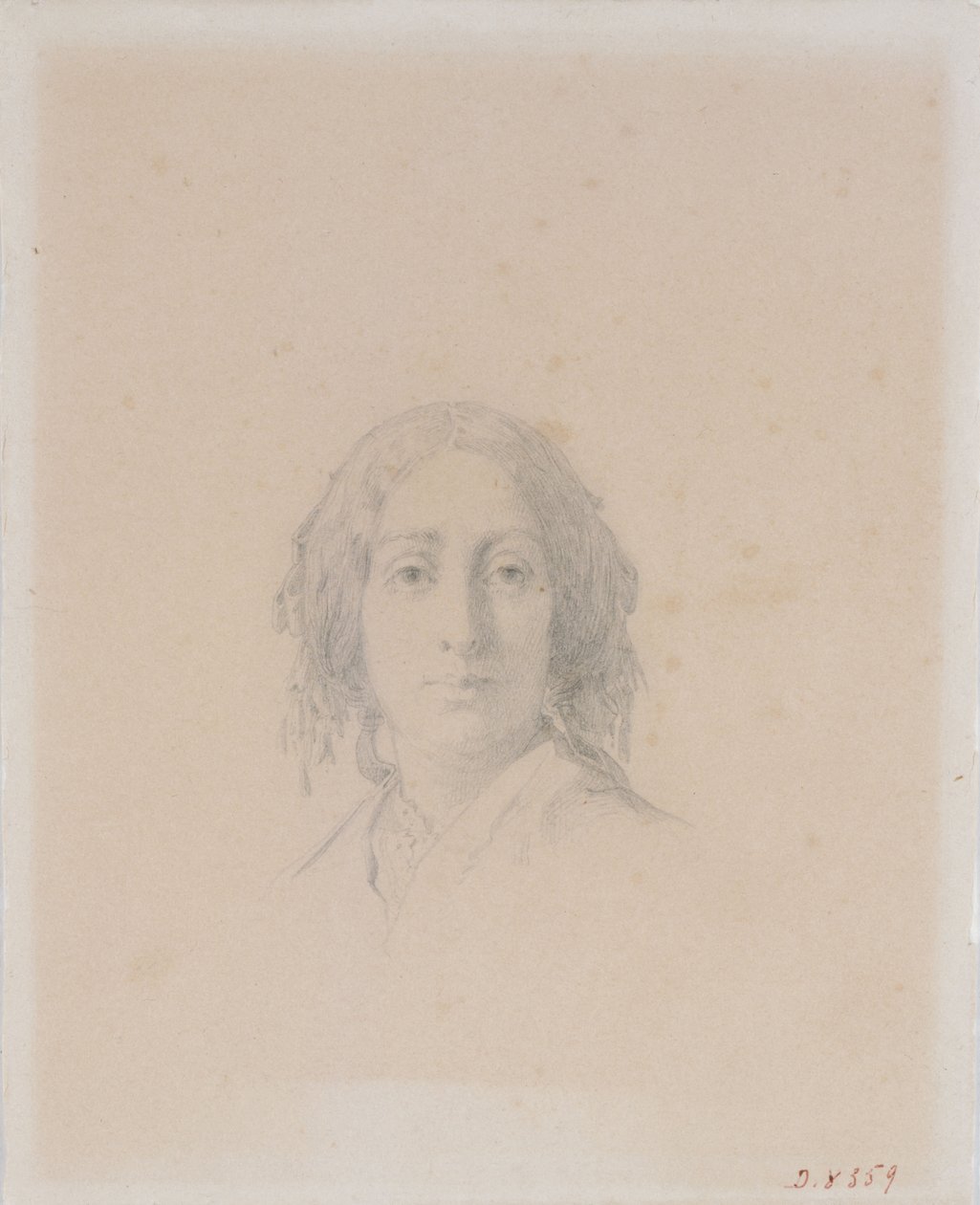 Portrait de George Sand - Alexandre Damien Manceau