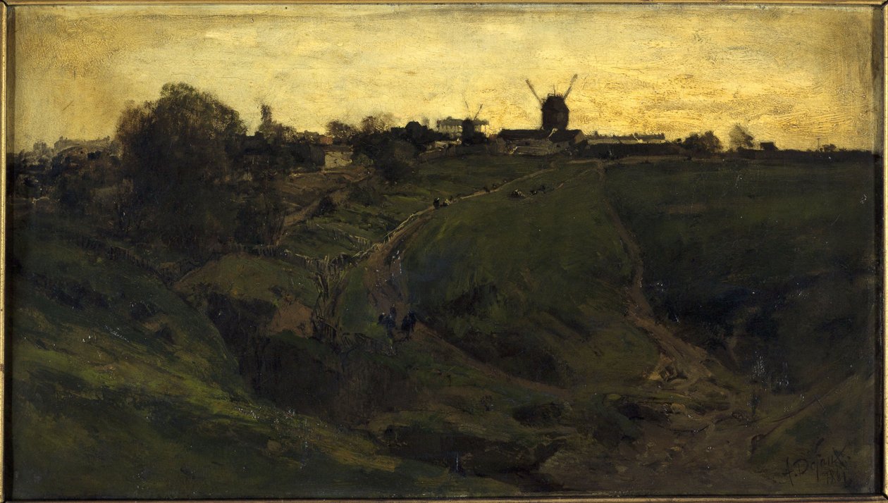 Vue de Montmartre, côté nord-ouest - Alexandre Defaux