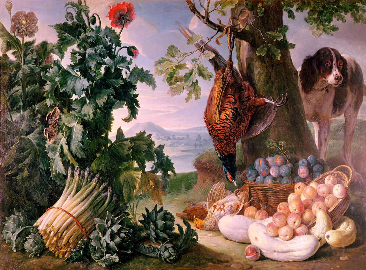 Nature morte avec asperges - Alexandre Francois Desportes