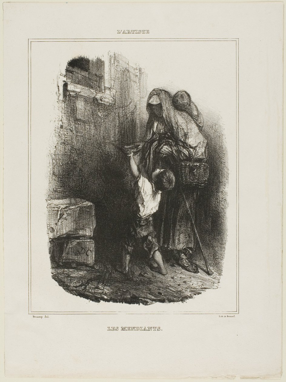 Mendiants - Alexandre Gabriel Decamps