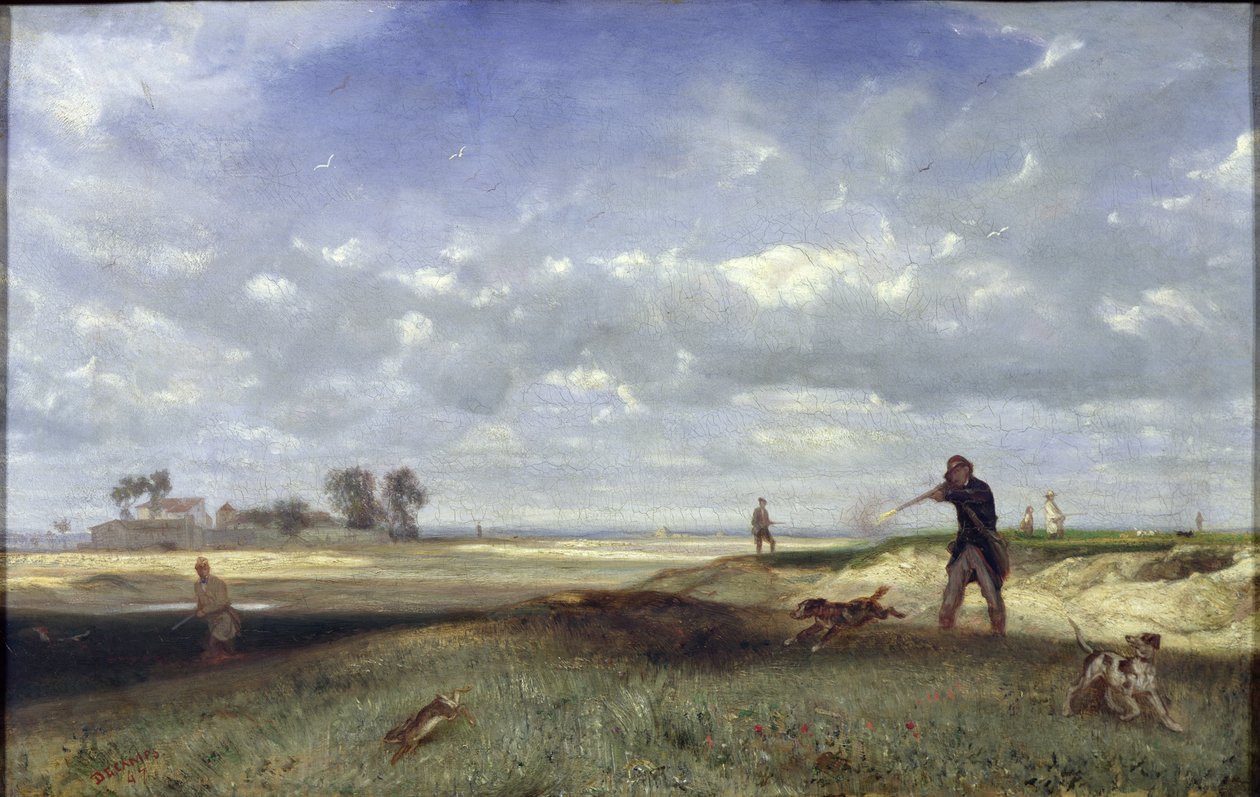 La chasse, 1847 - Alexandre Gabriel Decamps