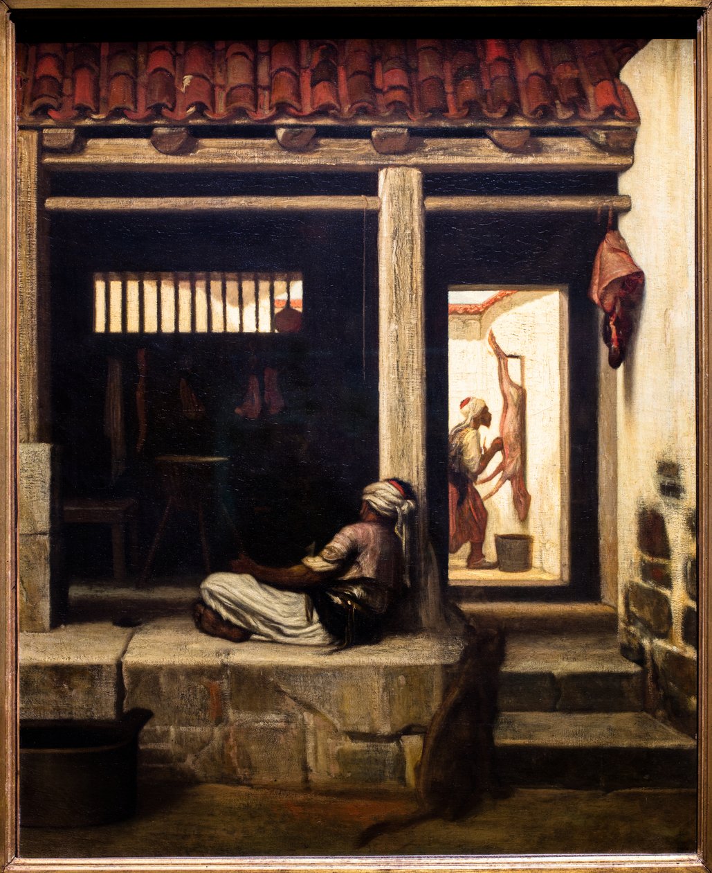 Le boucher turc - Alexandre Gabriel Decamps