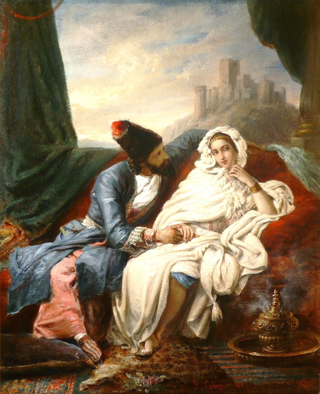 Dame orientale - Alexandre Marie Colin