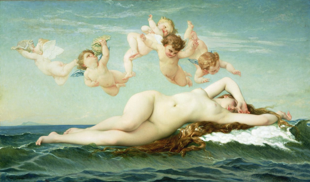 La Naissance de Vénus, c.1865-69 - Alexandre and Jourdan Cabanel
