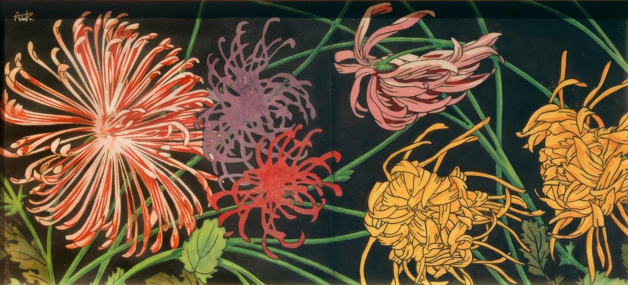 Chrysanthèmes - Alexandre de Riquer i Inglada