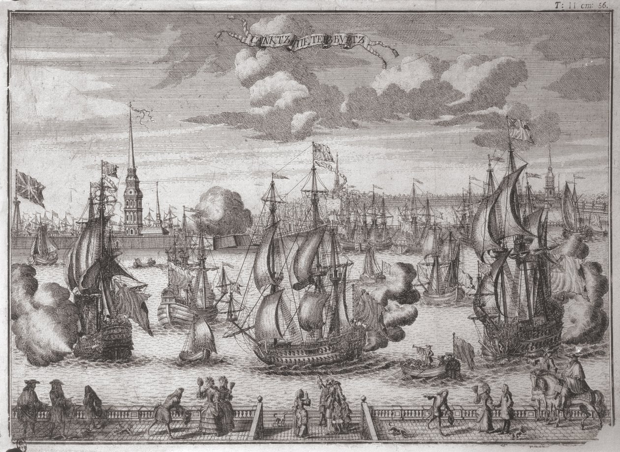 Vue de Saint-Pétersbourg, 1727 - Alexei Fyodorovich Zubov