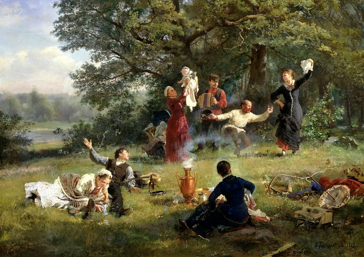 Dimanche, 1884 - Alexei Ivanovich Korzukhin