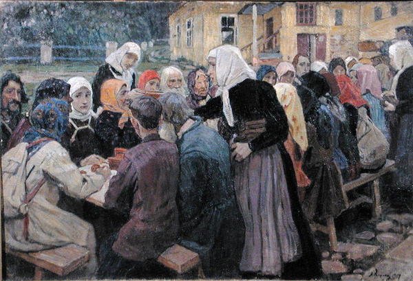 Repas, 1917 - Alexei Mikhailovich Korin
