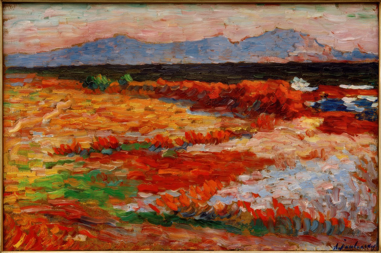 A. v. Jawlensky, Méditerranée à Marseille - Alexej von Jawlensky
