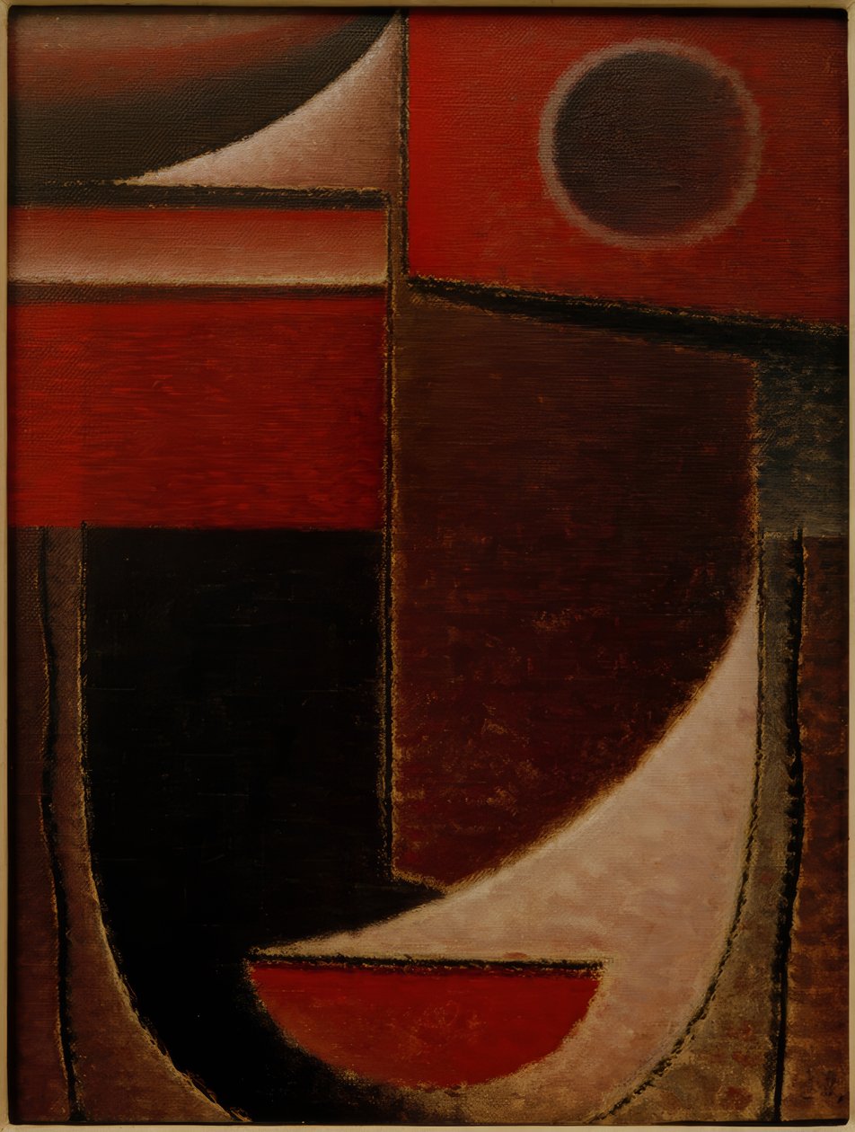 Tête abstraite : Lumière rouge, 1930 - Alexej von Jawlensky