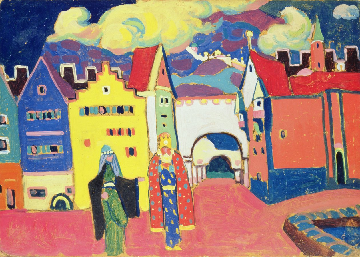 Ville orientale, 1908 - Alexej von Jawlensky