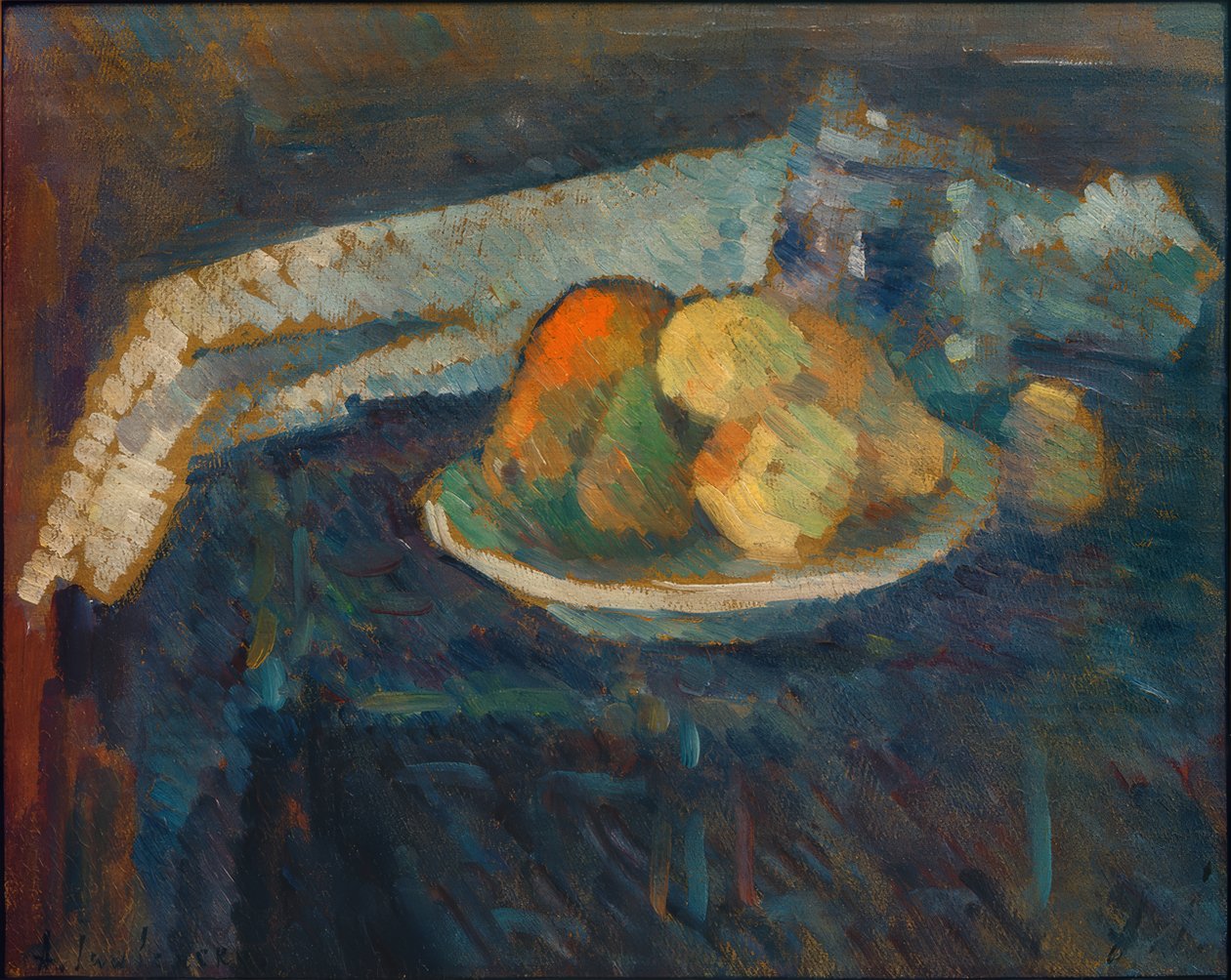 Nature morte avec serviette - Alexej von Jawlensky