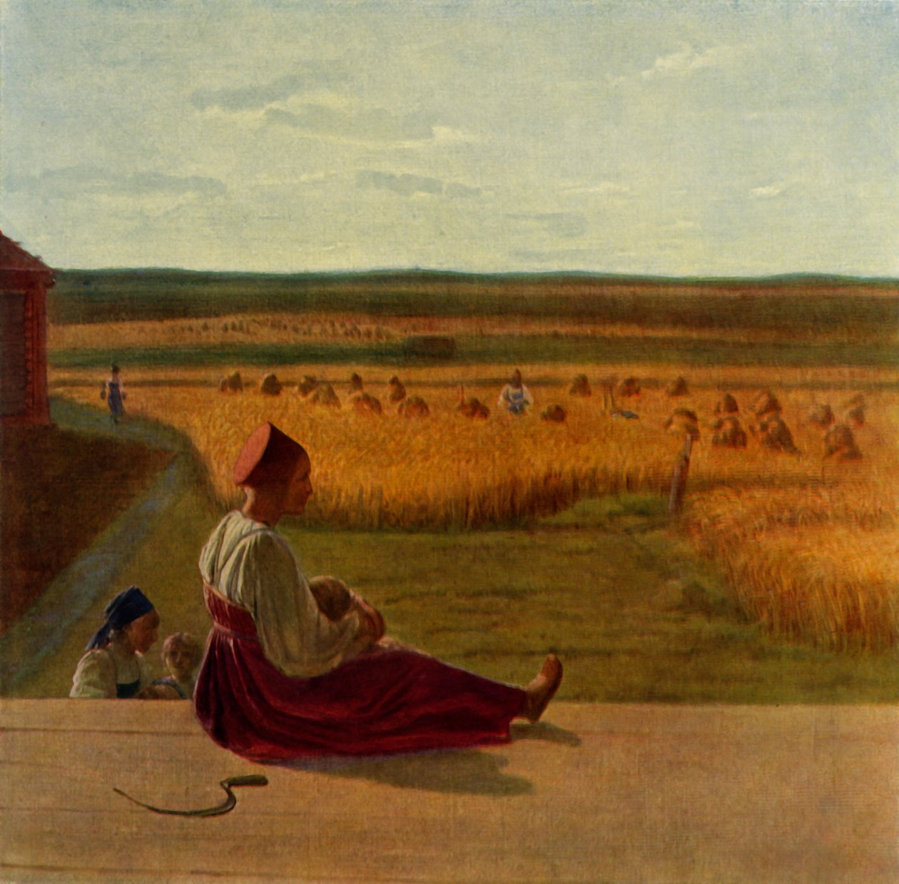 Récolte. Été, milieu des années 1820 - Alexey Venetsianov