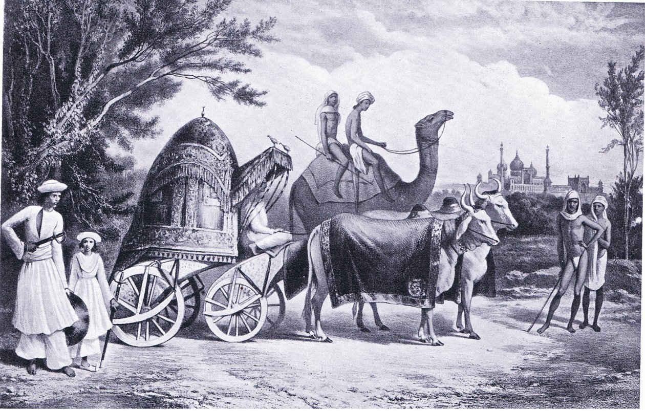 Le carrosse du harem du dernier roi de Delhi 1857 AD - Alexis, Prince Soltykoff