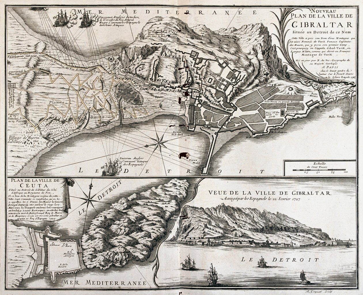 Gibilterra et Ceuta, Espagne - par A - Alexis Hubert Jaillot