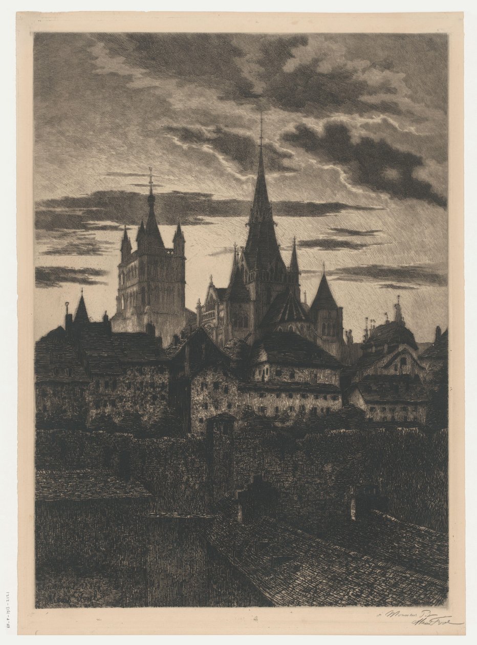 Vue de Lausanne - Alexis Forel