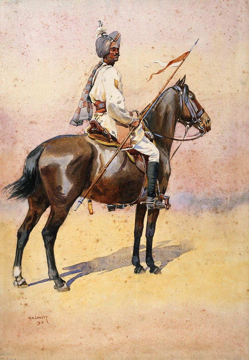 Jodphur Sardar Risala, Ratore Rajput, illustration pour 