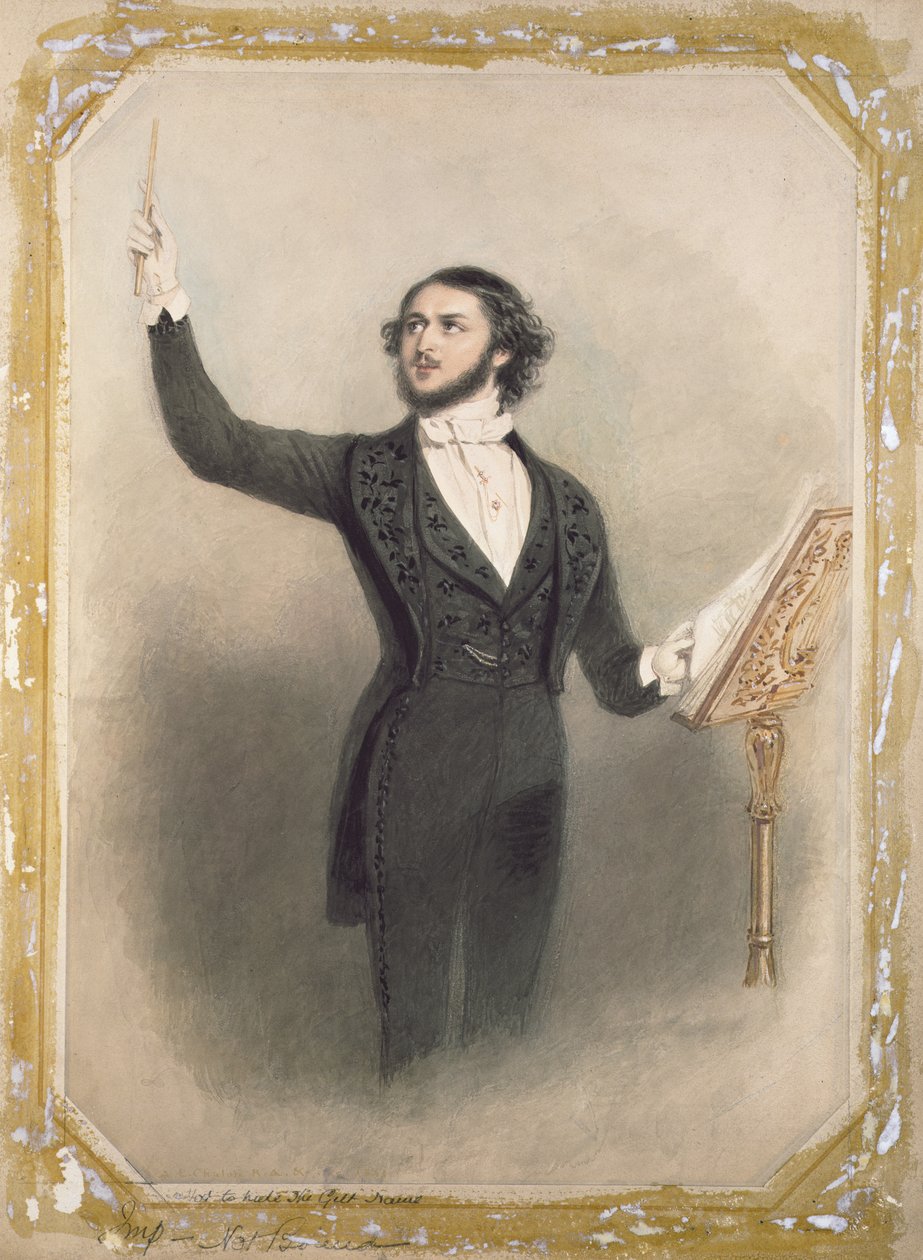 Louis Antoine Jullien (1812-60) - Alfred Edward Chalon