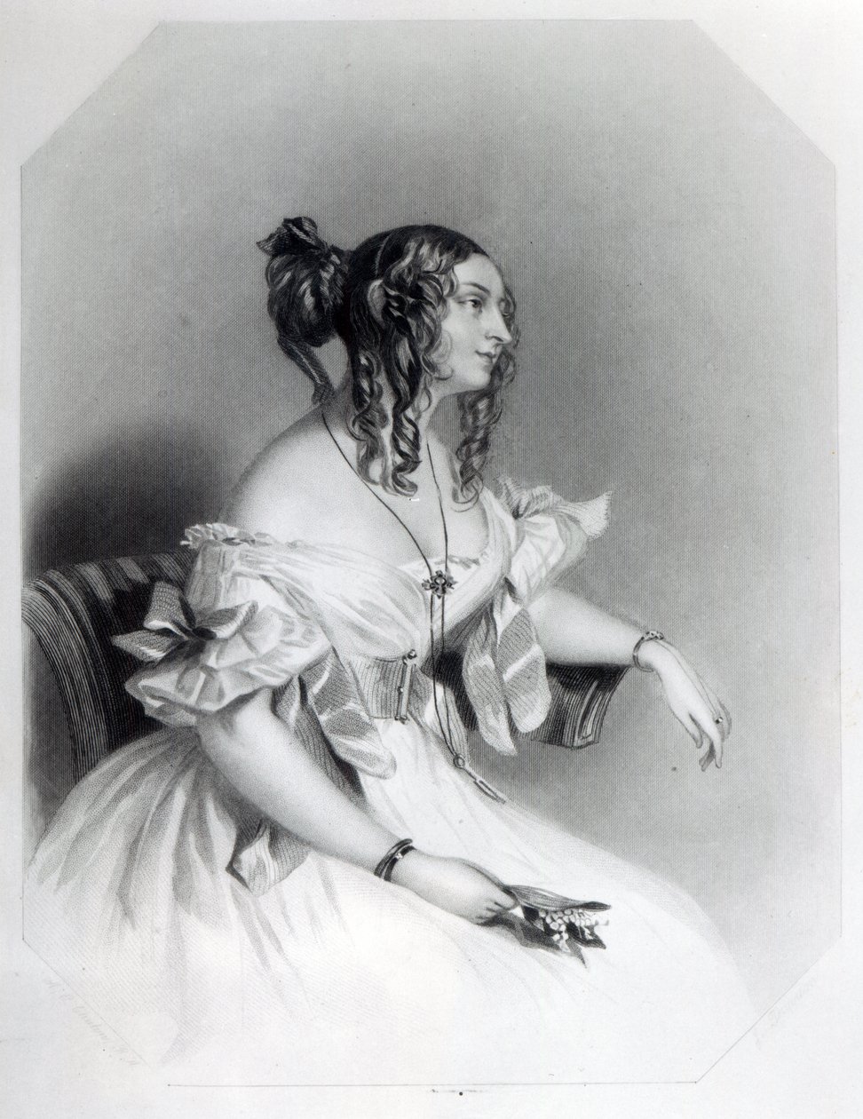 Teresa, Contessa Guiccioli - Alfred Edward Chalon