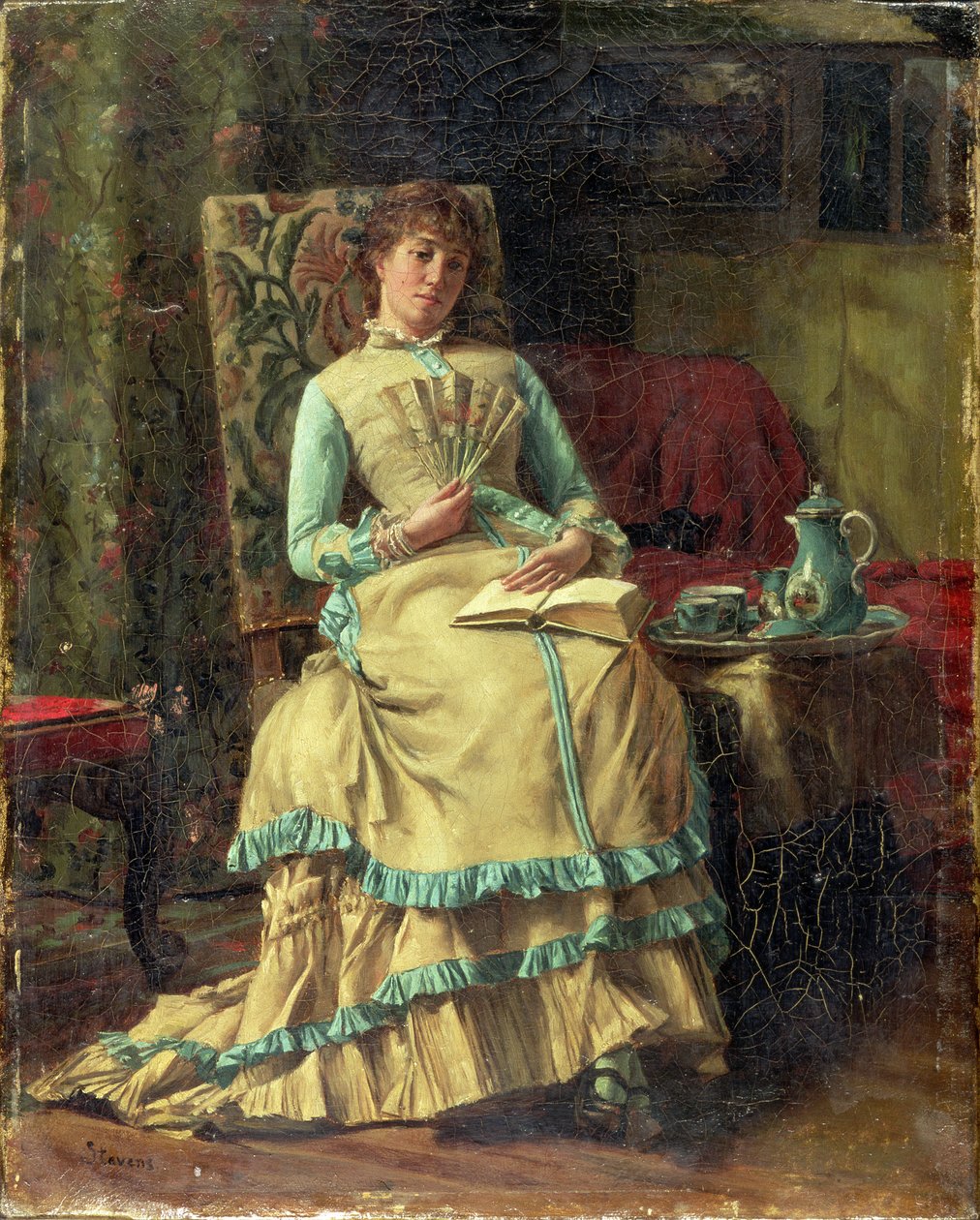 Femme dans un intérieur, vers 1880 - Alfred Emile Stevens