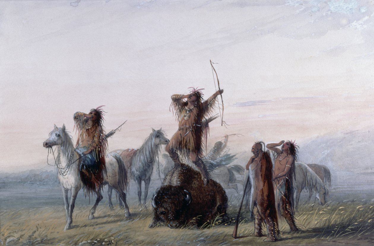 Cri de triomphe, 1837 - Alfred Jacob Miller