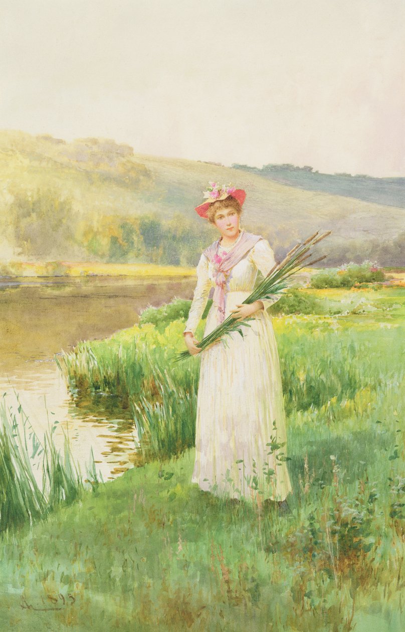 Au bord de la rivière, 1895 - Alfred, Jr. Glendening