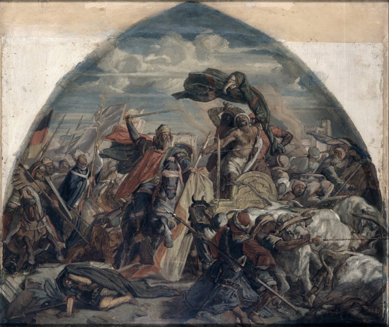 La Bataille de Cordoue - Alfred Rethel